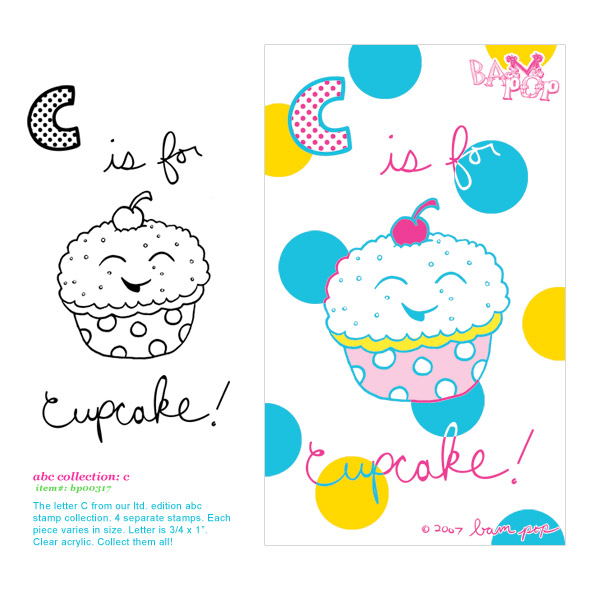 ABC's: cupcake